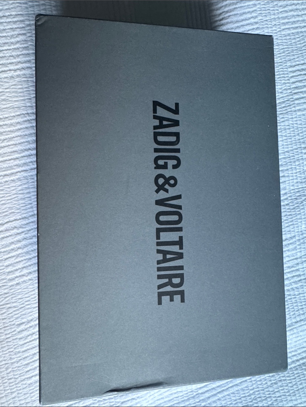 Zadig & Voltaire Black Garment Storage Box with Logo